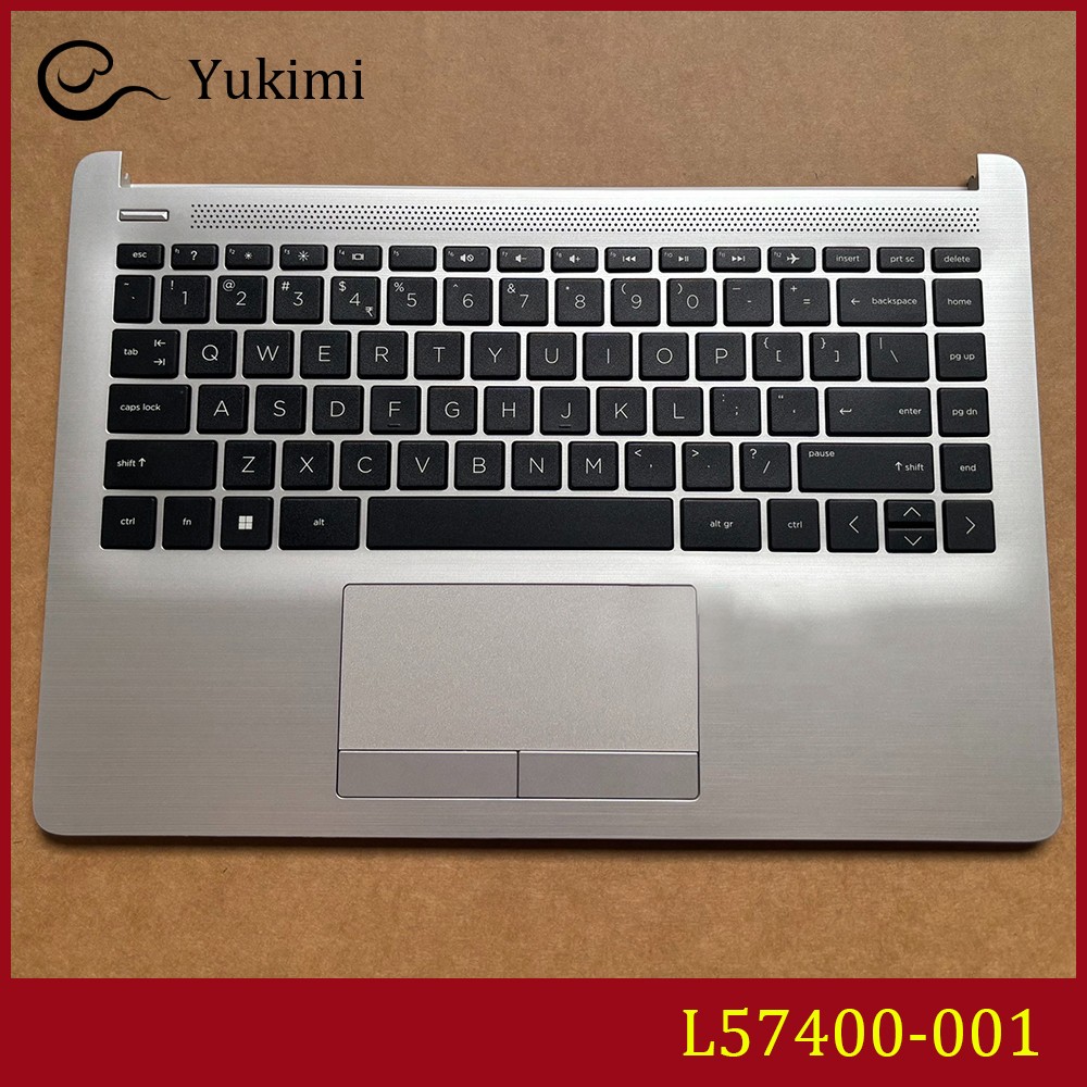 L57400-001 FOR HP 340 G5 348 G5 Silver Laptop C Shell Palmrest Keyboard Touch