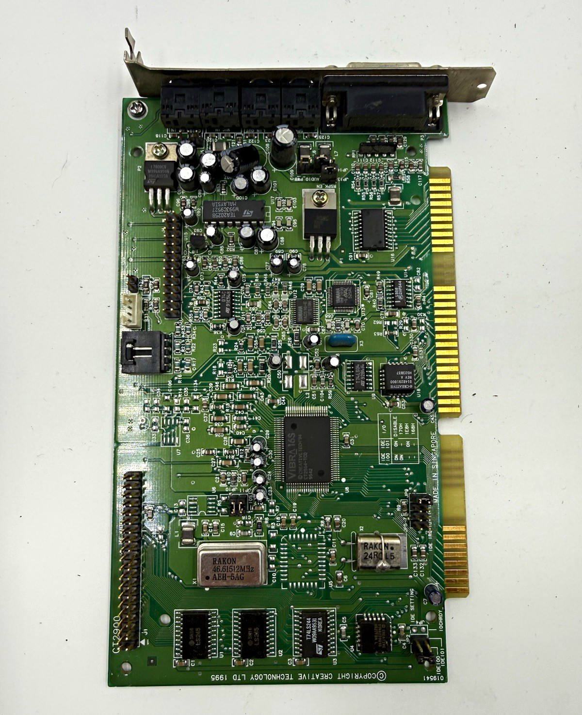 Creative Labs Sound Blaster 16 VIBRA CT2900 ISA Vintage Sound Card