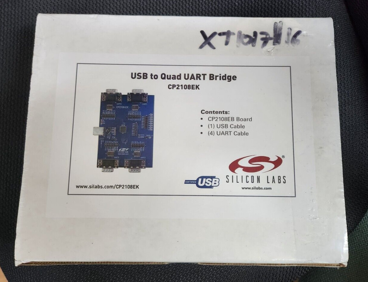 Silicon Labs CP2108K USB to QUAD YART Bridge Kit - NEW/Sealed