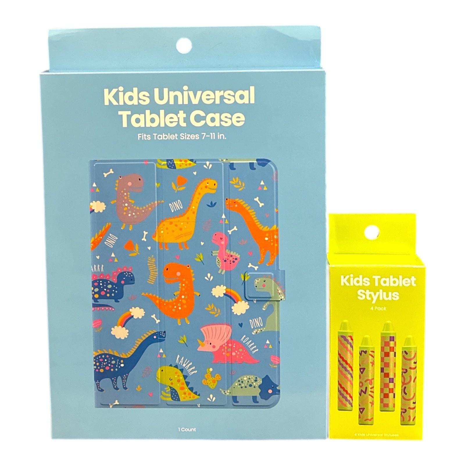 GEMS Kids Universal Tablet Case (Fits Tablet Sizes 7-11 in.) w/4 Pack of Stylus