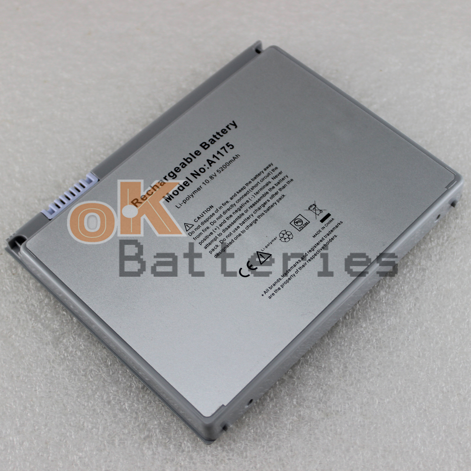6 Cell 5200MAH Battery For Apple MacBook Pro 15" A1175 A1260 2008 Early Laptop