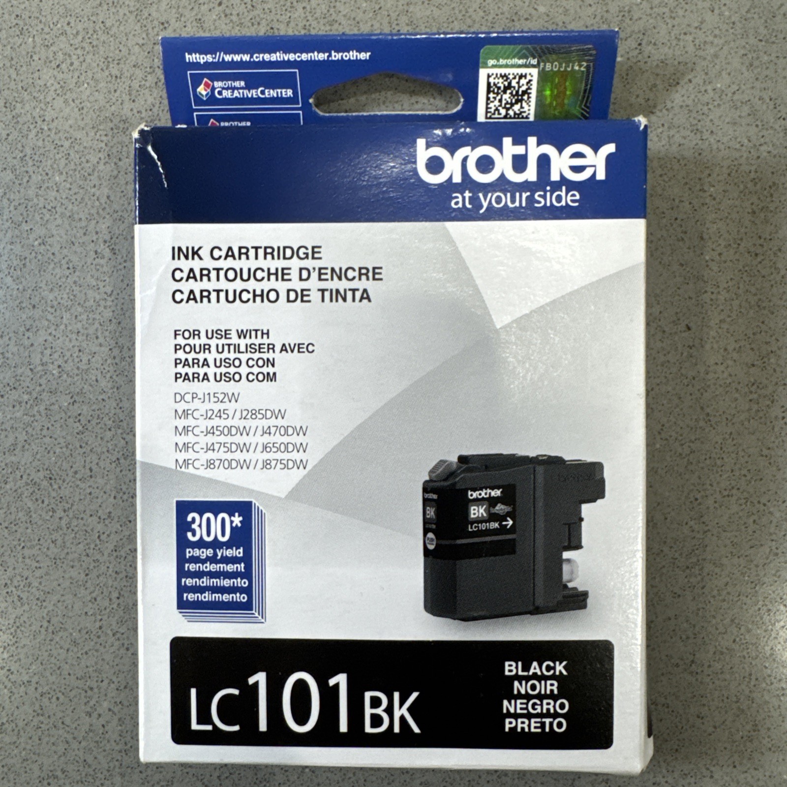 Brother OEM LC101BK Black Ink Cartridge Genuine
