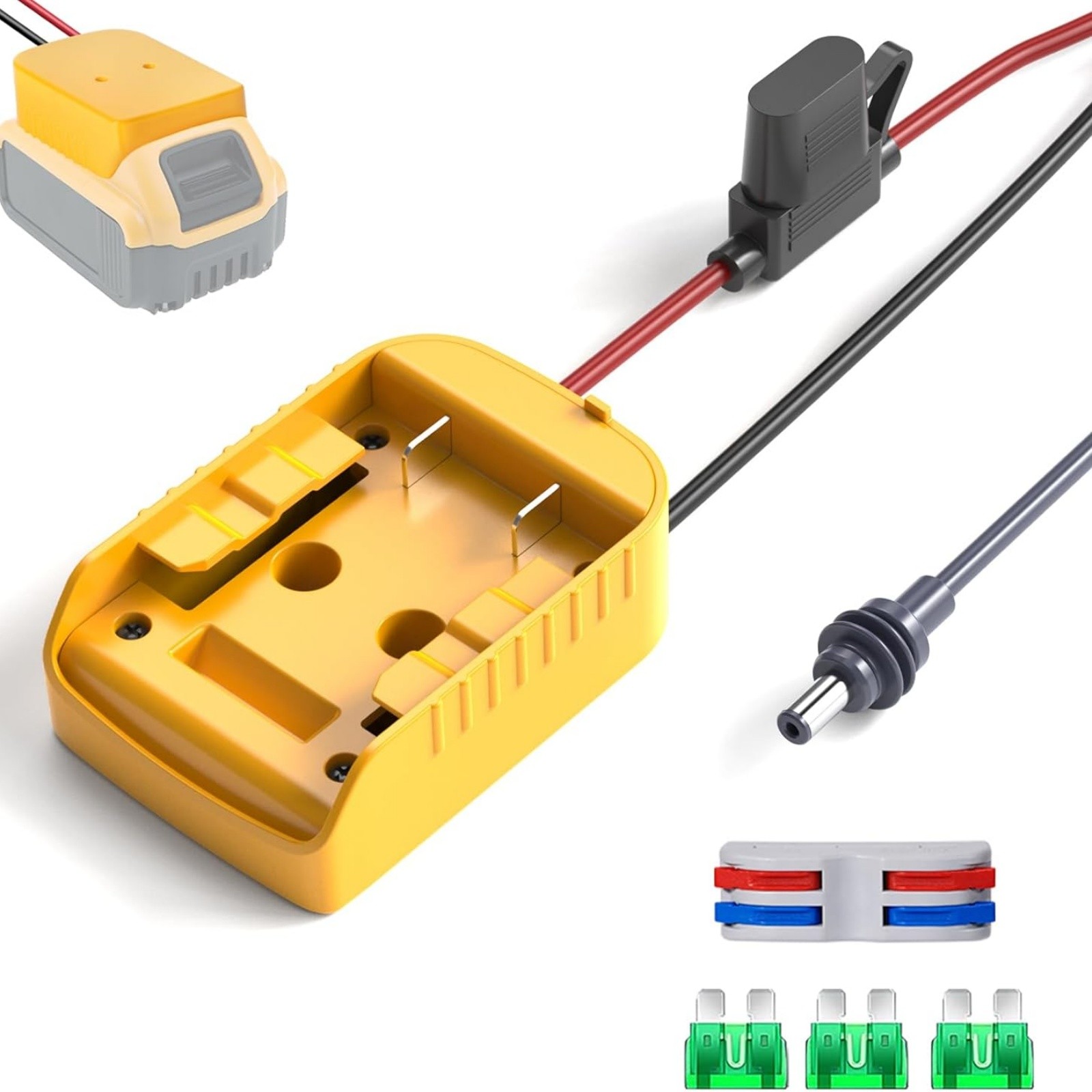 Starlink Mini Battery Adapter for Dewalt Battery with DC Power Cable