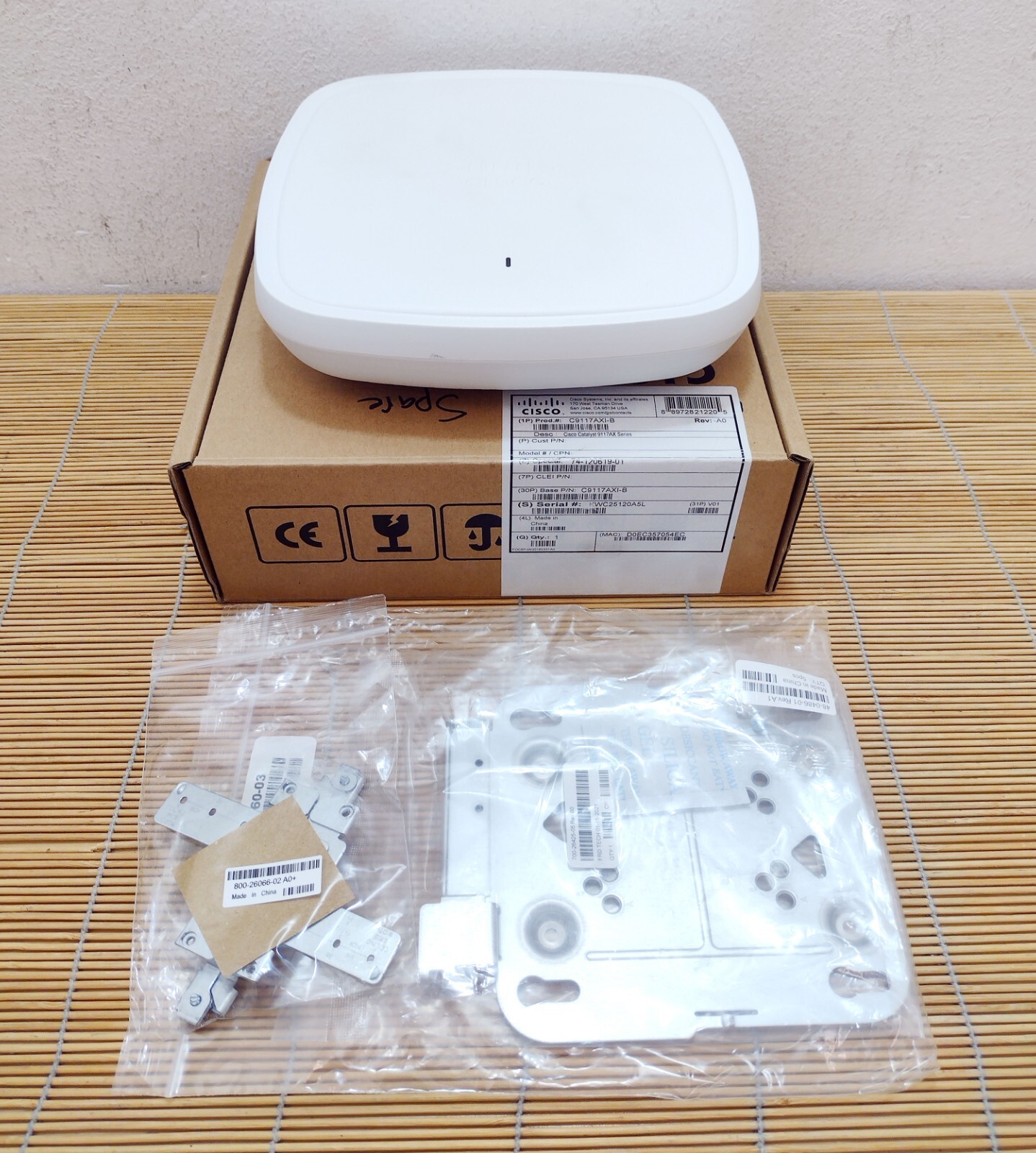 New Cisco C9117AXI-B Access Point Indoor environments int ant B Reg New Open