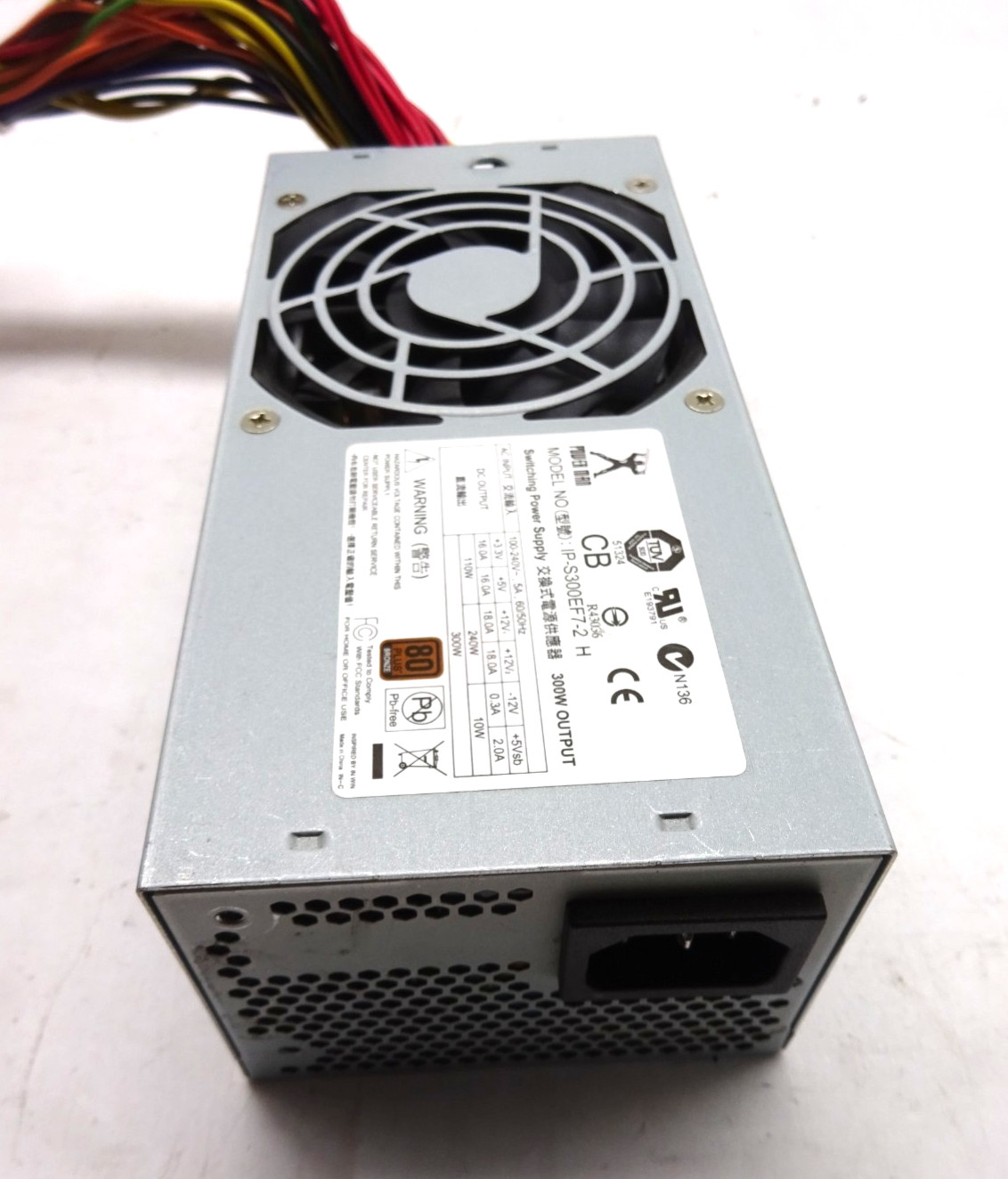 Power Man *IP-S300EF7-2H*20+4Pin 80 PLUS BRONZE Power Supply 300W#NT5958