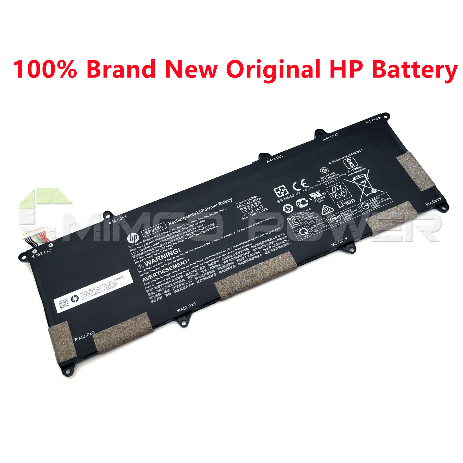 New Genuine EP04XL Battery for HP Elite Dragonfly G1 G2 HSTNN-DB9J HSTNN-IB8Y
