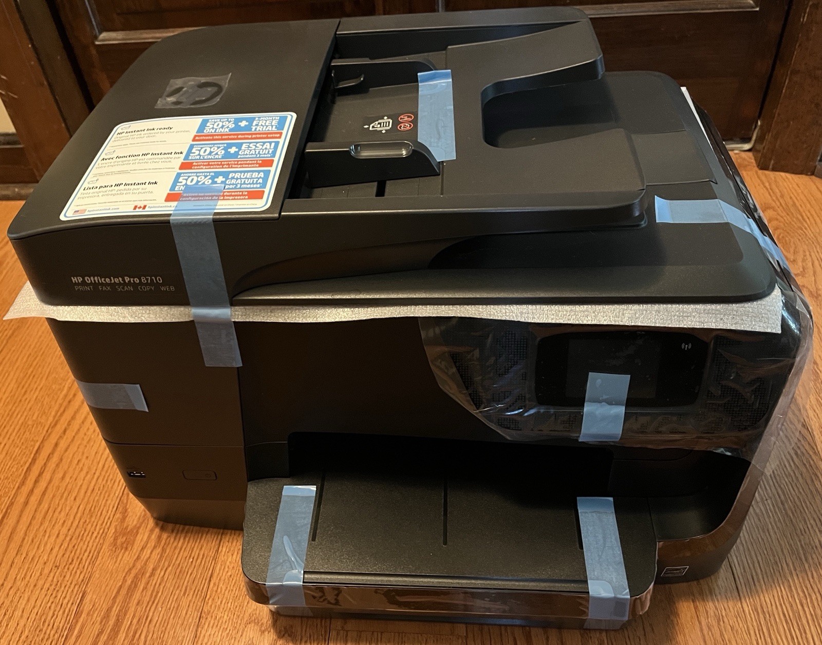 New HP Officejet Pro 8710 All-In-One Wireless Printer - Black Unused