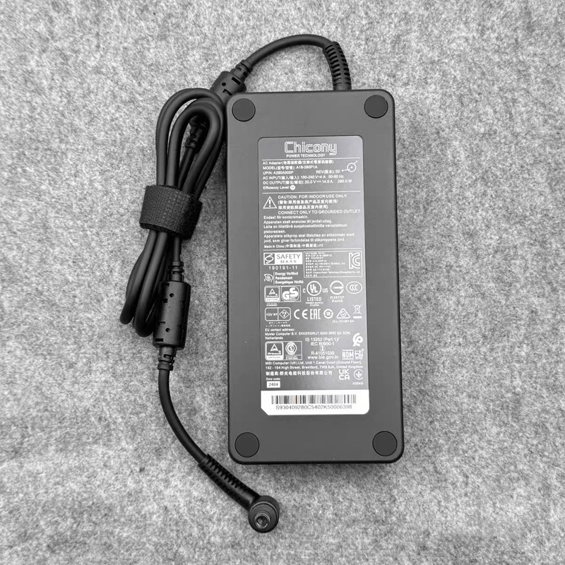 280W AC Adapter For MSI GE63 Raider RGB-499 RGB 9SF MS-16P7