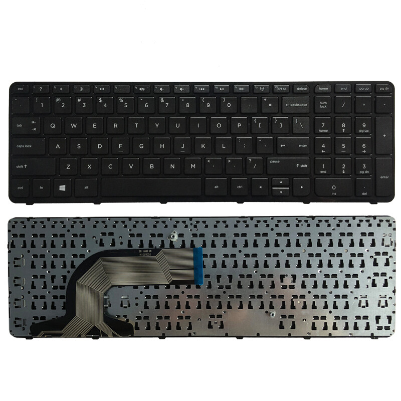 English FOR HP US Keyboard with Frame Compatible MP-13M63US-920 708168-001