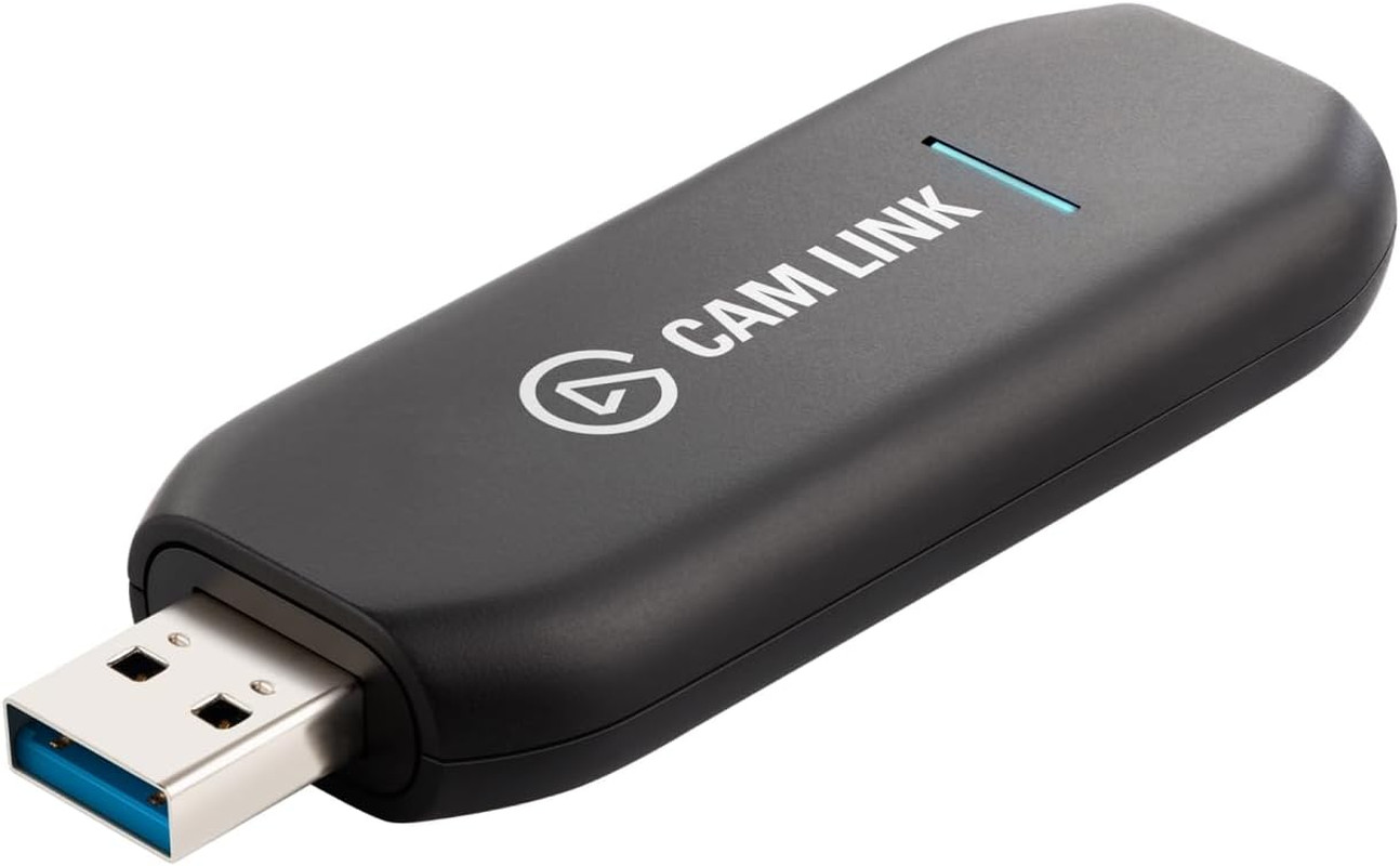 Elgato Cam Link 4K Capture Card for DSLR, Camcorder, Action Cam | HDMI to USB 3.