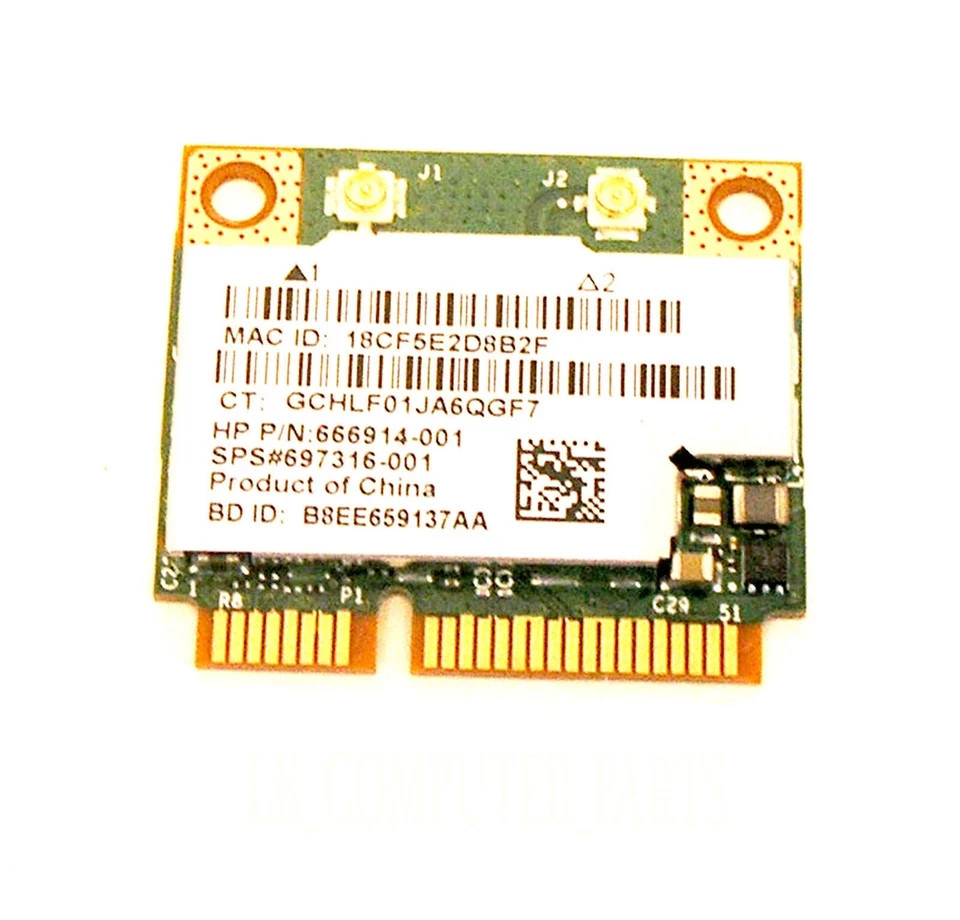 HP 718451-001/697316-001 BCM943228HMB 300M Wifi Bluetooth BT 4.0 PCI-E WLAN-card