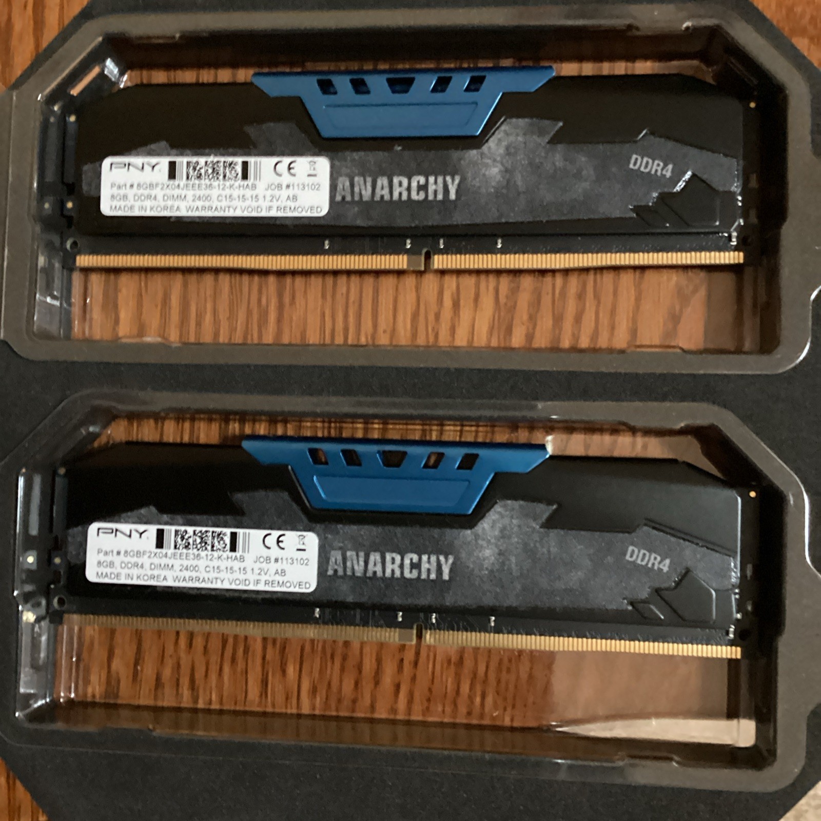 PNY Anarchy 16GB 2x8GB DDR4 2400MHz 8GBF2X04JEEE36-12-K-HAB