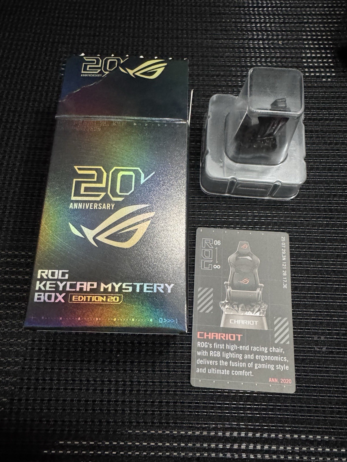 ASUS ROG 20th Edition Keycap Mystery Box ROG Chariot
