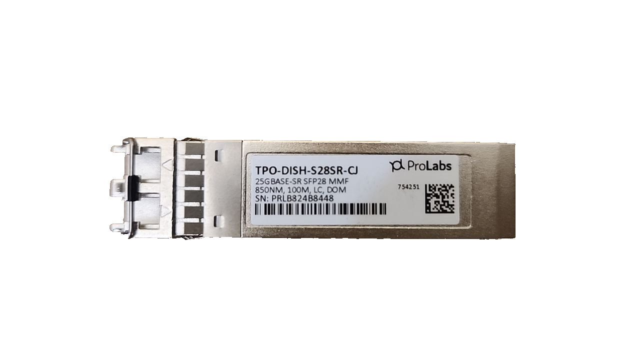 TPO-DISH-S28SR DELL PROLABS SFP28 25G SR MMF 25GBASE SR 850nm 100m SFP-25G-SR-S