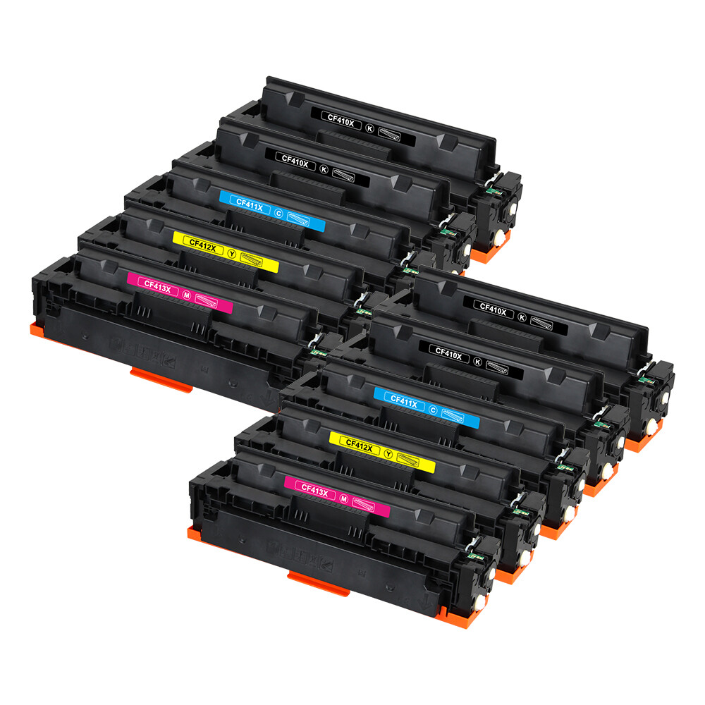 10x 410X CF410X CF411 CF412 CF413 Toner Compatible With HP Pro MFP M477fn M377dw