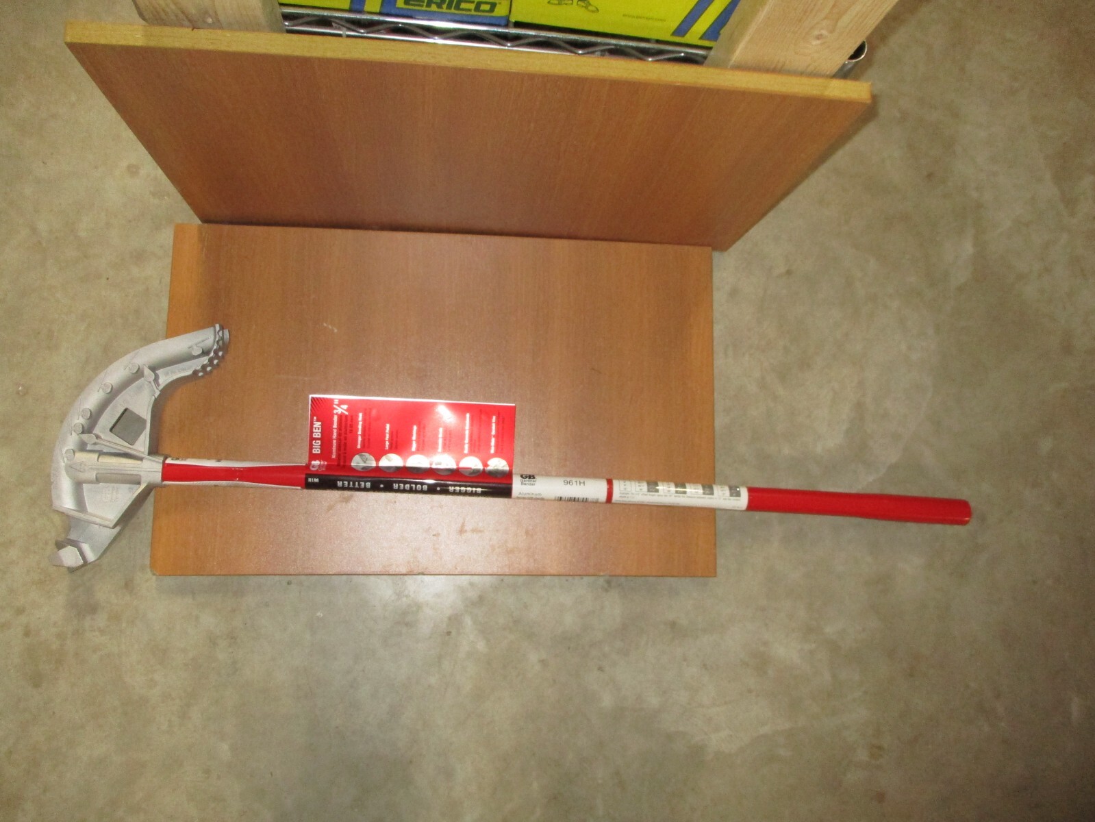 GARDNER BENDER, ALUMINUM BENDER 3/4"" EMT 1/2" RIGID PART#961H NEW