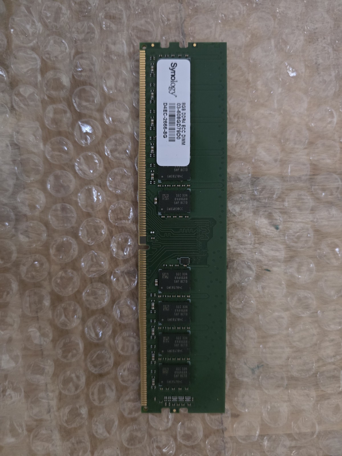 Synology 8GB DDR4 2666 MHz ECC UDIMM RAM NAS Server Memory