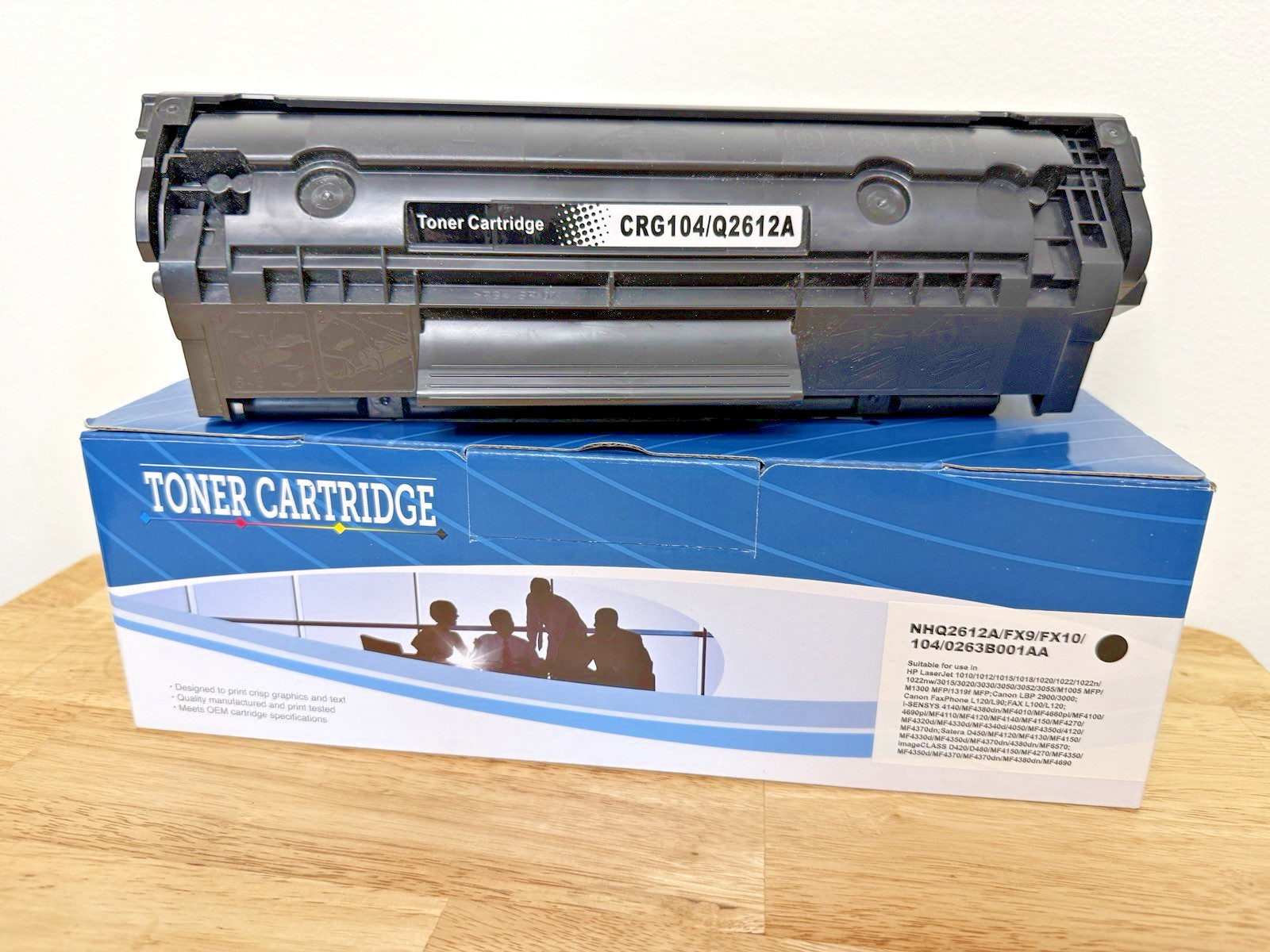 Toner Cartridge LaserJet CRG104/Q2612A HP Compatible Printers in Photo