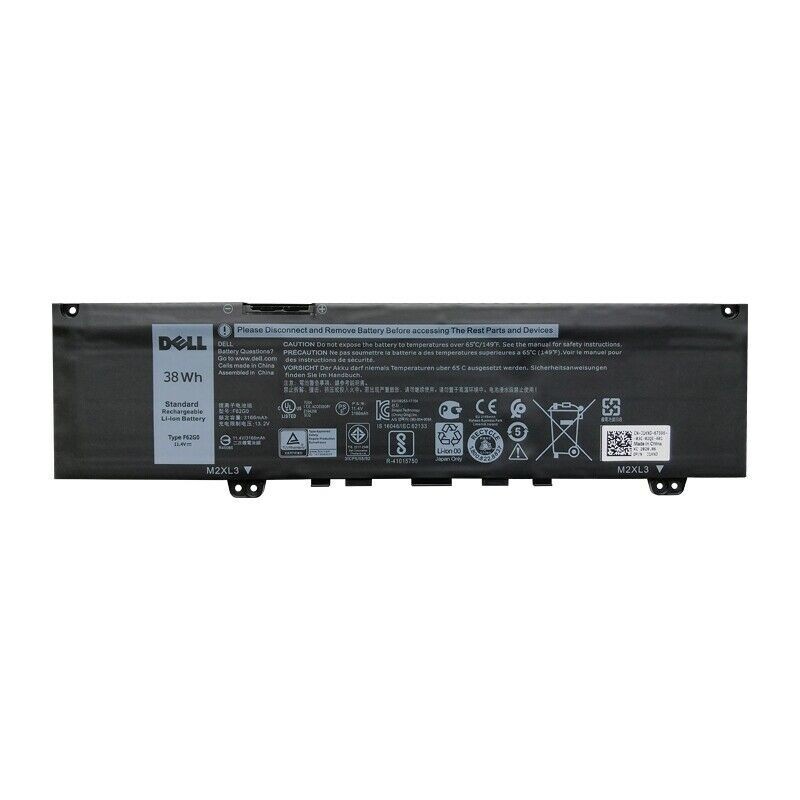 OEM Genuine F62G0 Battery for Dell Inspiron 13 7000 2-in-1 7373 7386 7370 5370