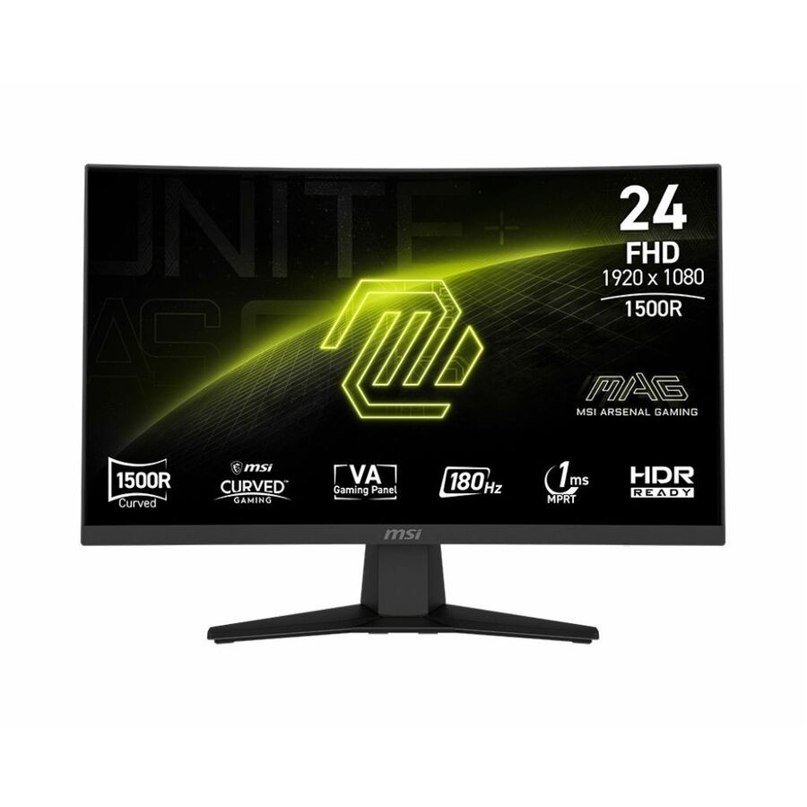 MSI MAG244C 24 inch VA FHD Display 180Hz FreeSync Curved Gaming Monitor