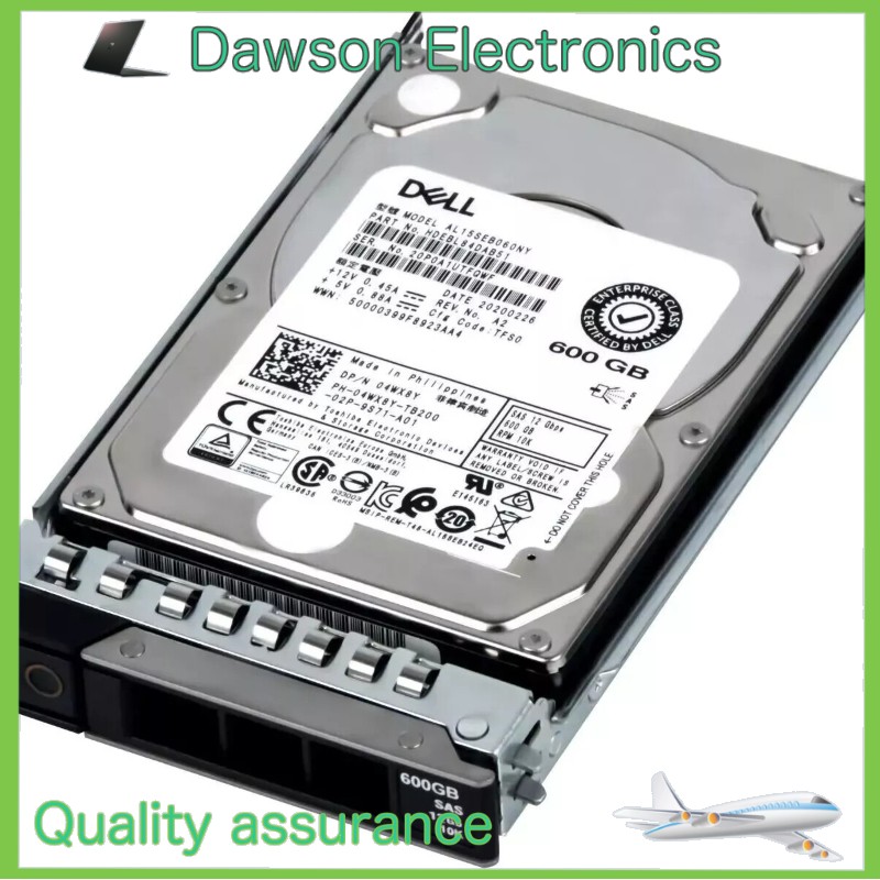 4WX8Y 04WX8Y Dell 600GB 10K 12Gbps SAS 2.5'' 512e HDD Hard Drive 14/15/16G KIT