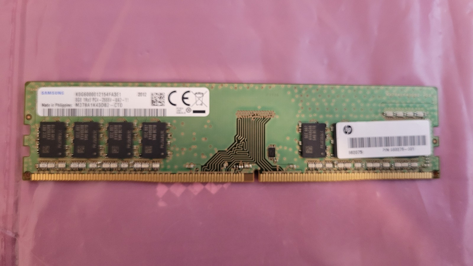 Samsung 8GB PC4 2666 PC4 21300 DDR4 2666MHz 1.2V CL19 Desktop RAM Memory