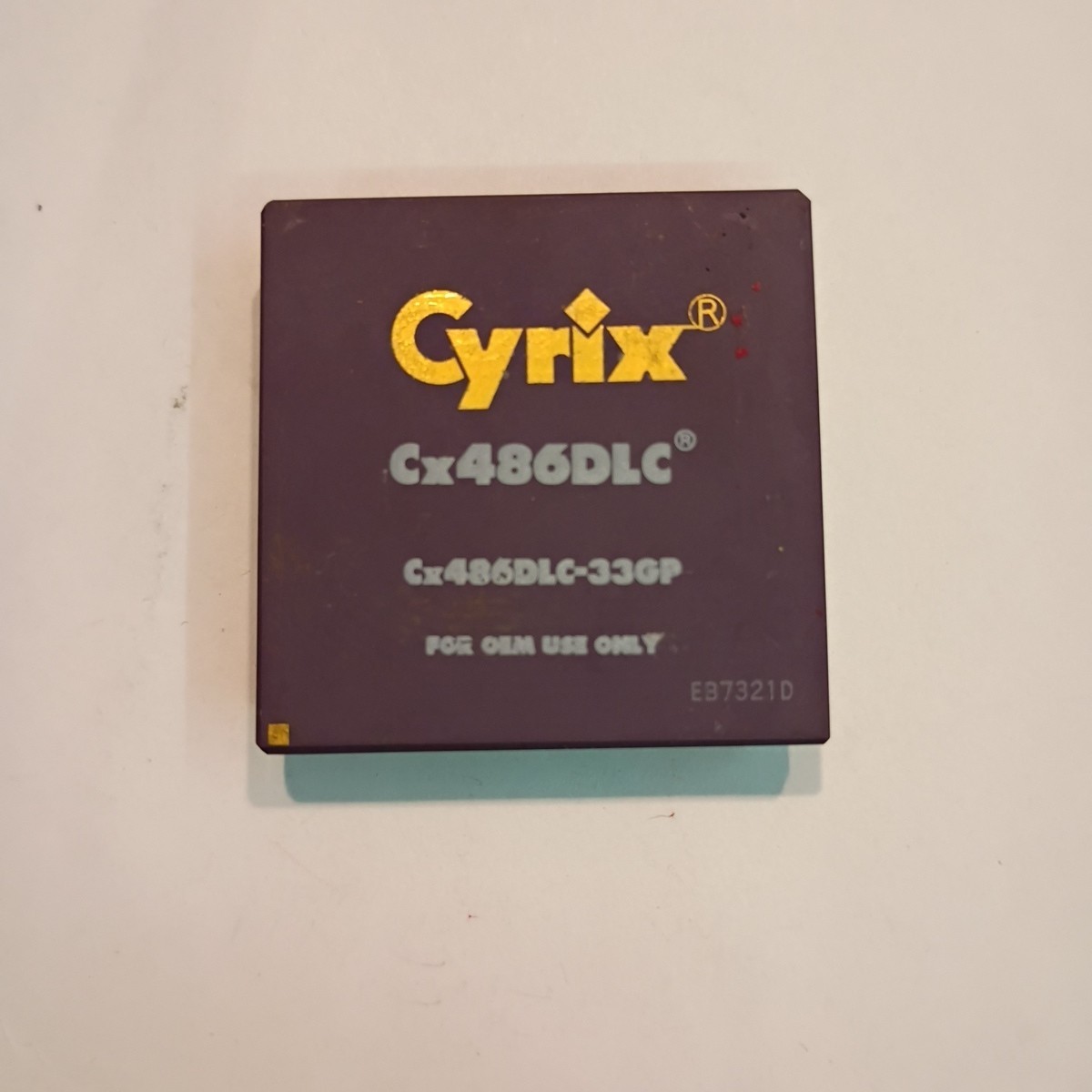 PGA132 386/486 33 Mhz CPU Cyrix Cx486DLC-33GP Rare Vintage Processor | WORKS
