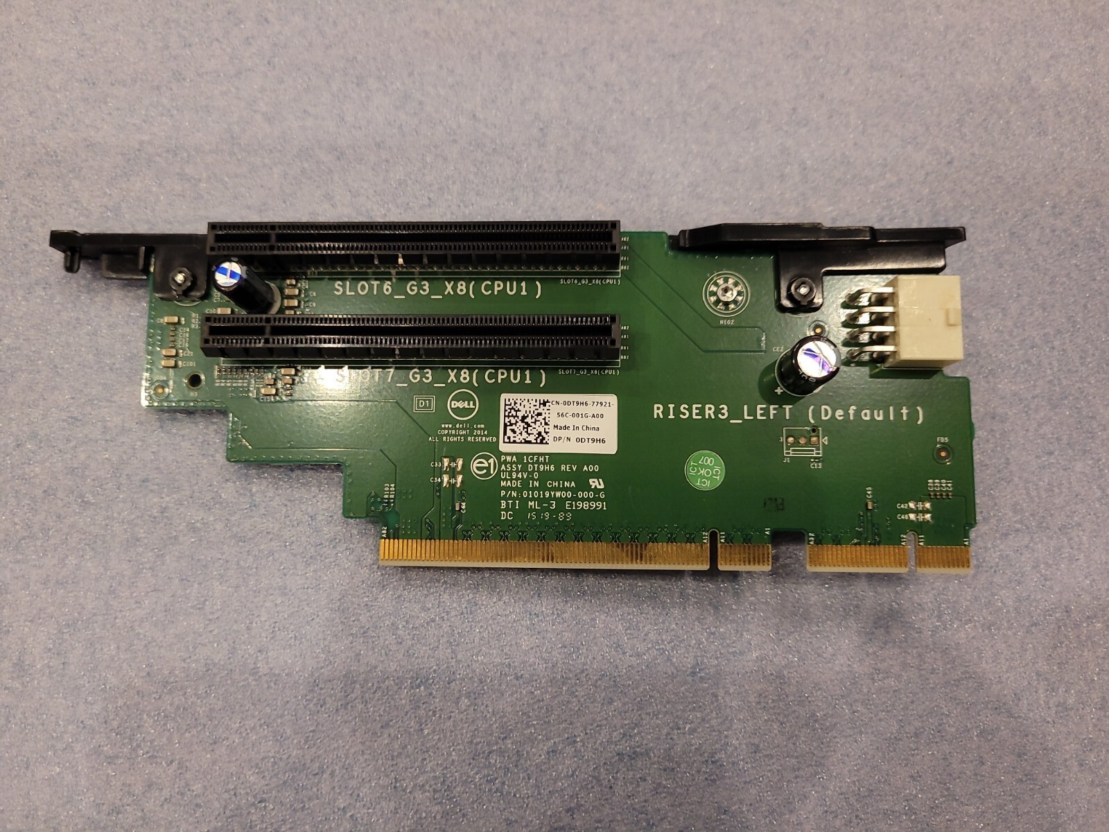 Dell DT9H6 VKRHF 2 x8 PCIe Riser  for R730 R730xd
