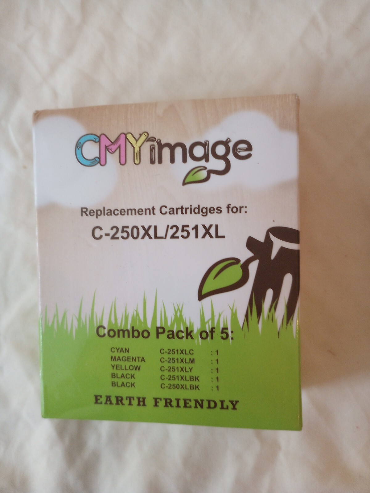 2 Canon Pixma INK Cartridge Combo Pack C 250XL\251XL CMY Image New Sealed