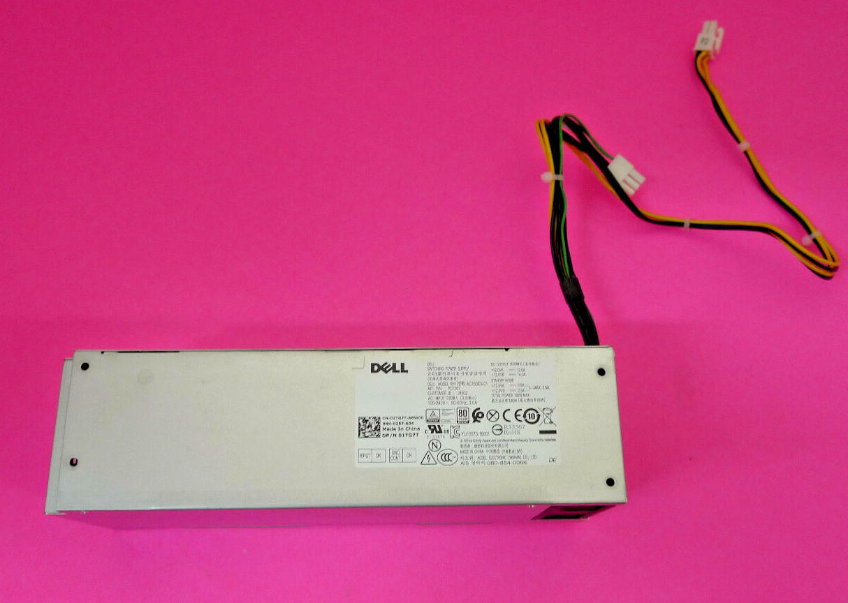 Genuine Dell OptiPlex 5050 MT 180W Power Supply AC180ES-01 1TG7T