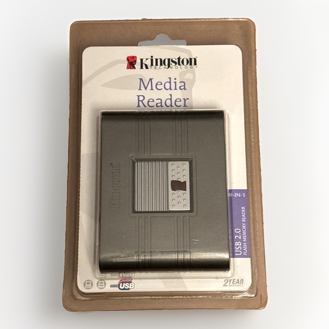 NEW Kingston Technology FCR-HS219/1 USB2.0 Flash Memory Reader Sealed