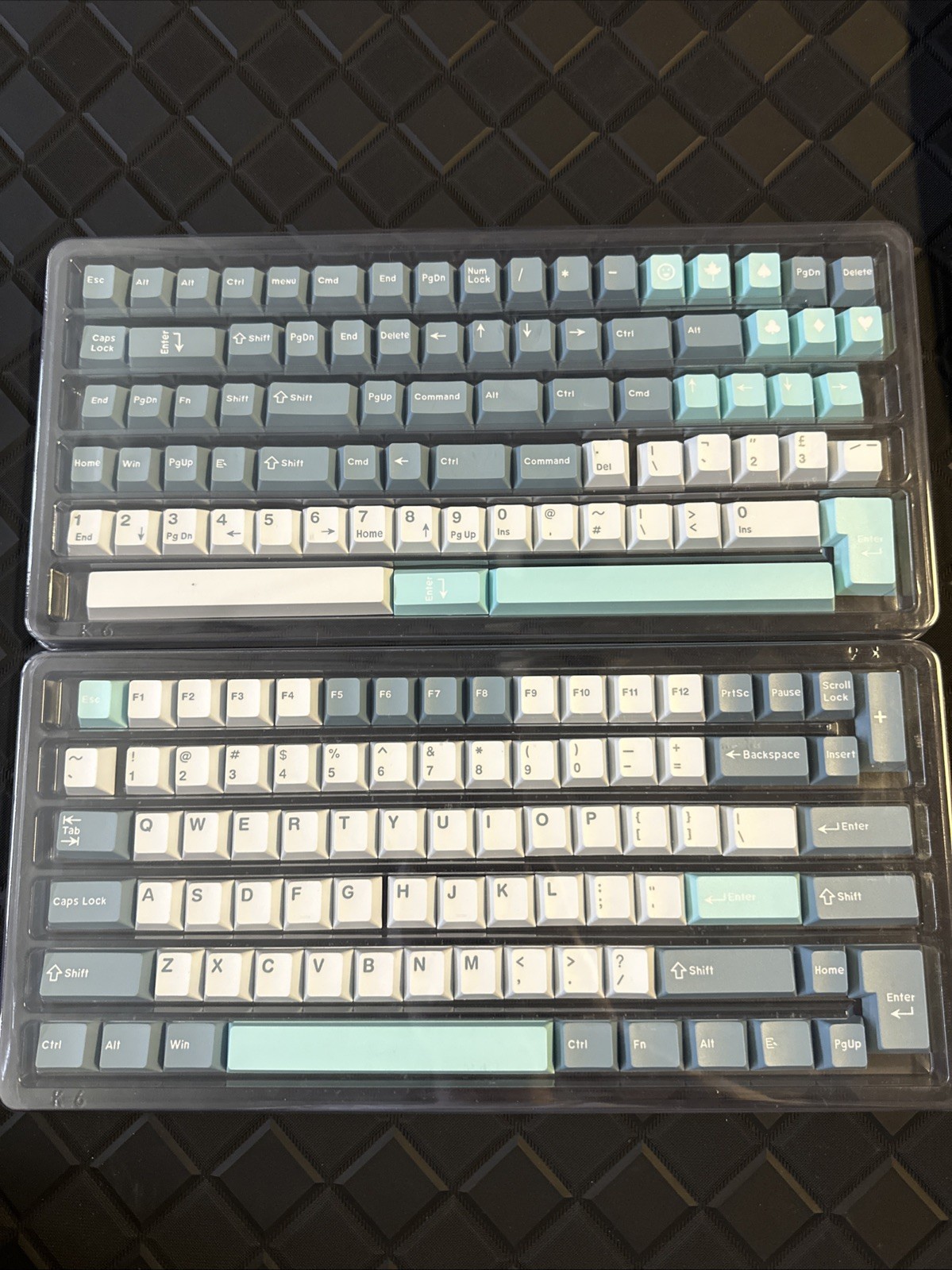 Sumgsn 163 Keys White Blue Grey Mint Colored Mechanical Keyboards Keys
