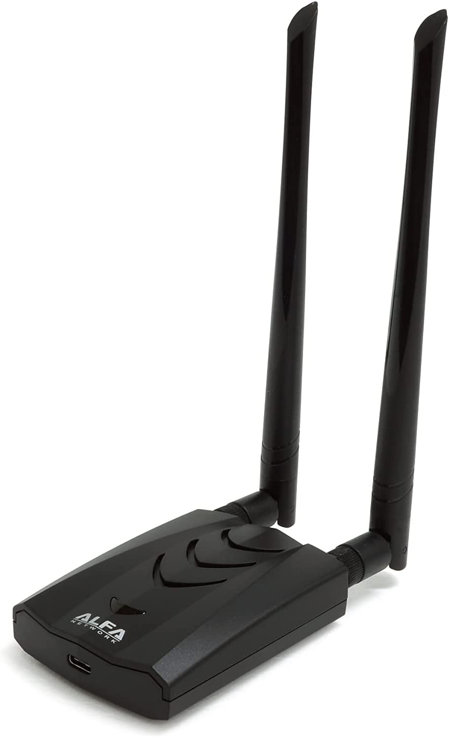 ALFA NETWORK AWUS036AXML 802.11Axe Wifi 6E USB 3.0 Adapter AXE3000, Tri Band 6 G