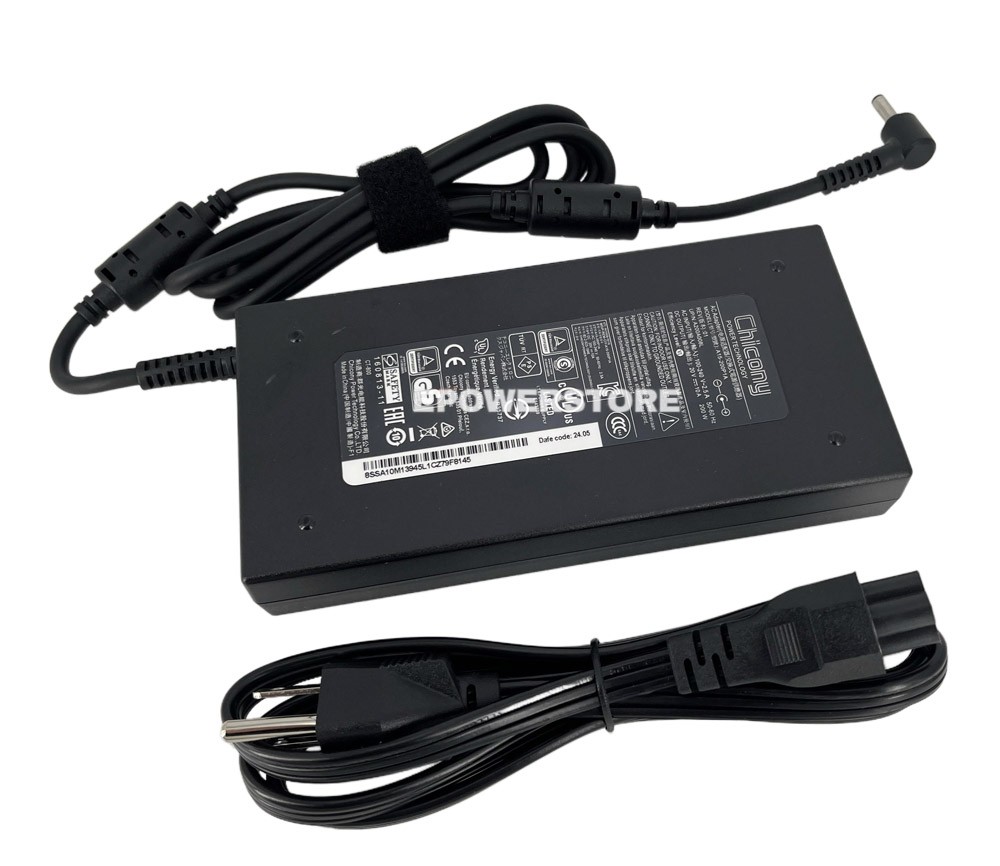 Chicony 200W AC Adapter Charger For MSI Katana 17 B13VFK-835US Laptop 20V 10A
