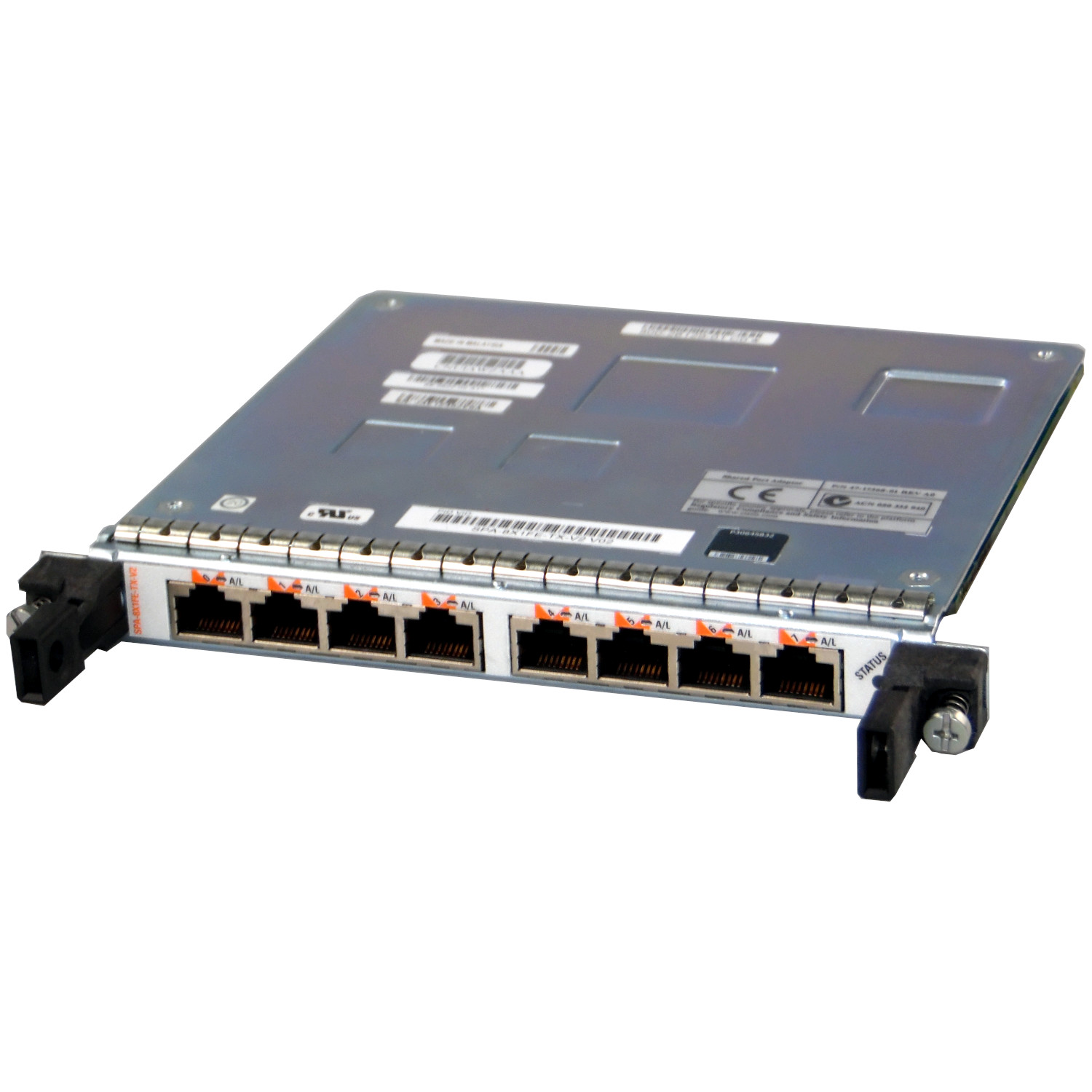 Cisco SPA-8X1FE-TX-V2 8 Port 100BASE-TX Fast Ethernet Shared Port Adapter Module