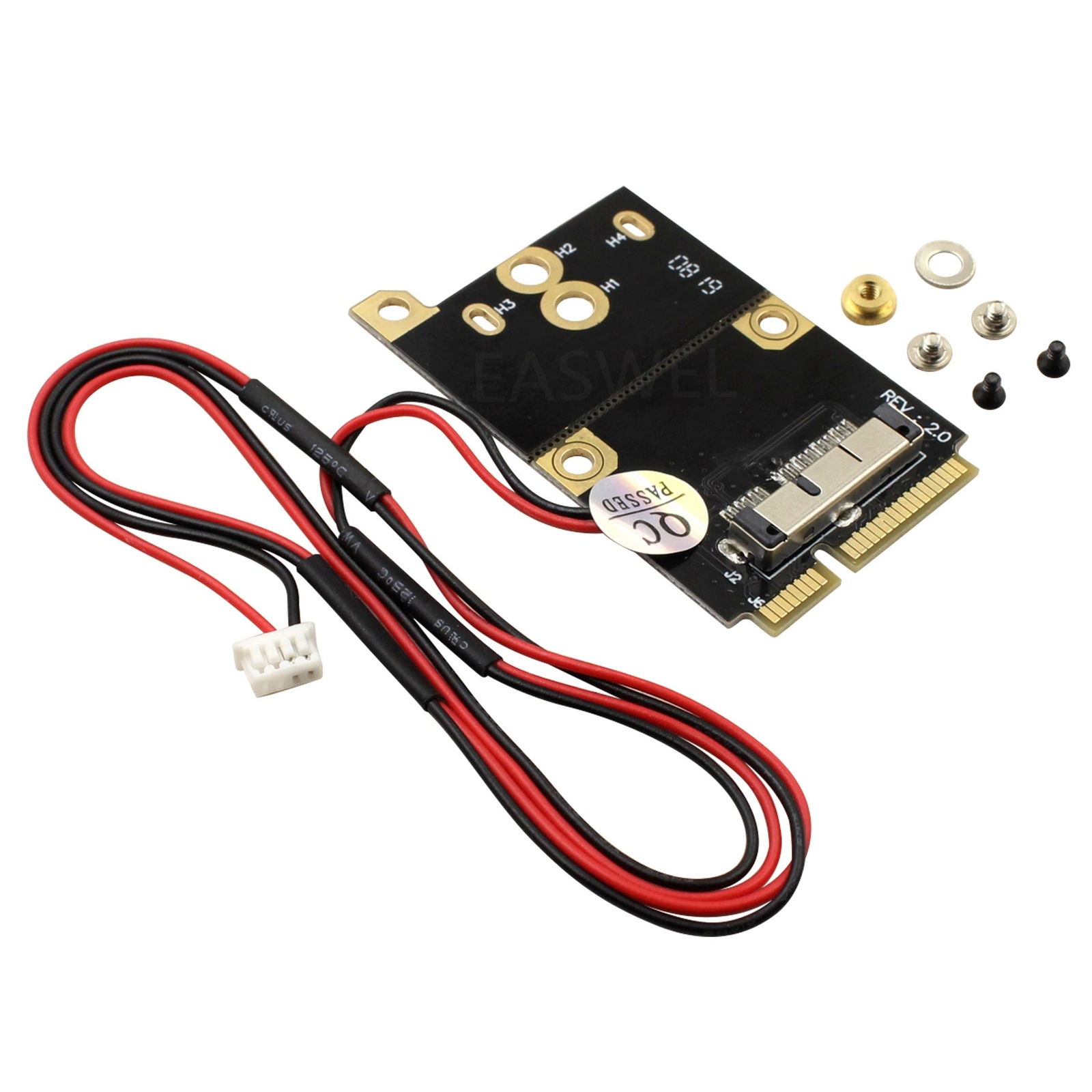 1 pc mini PCI-E to 1.25mm Wireless Wifi Card converter BCM94331CD BCM943602CDP