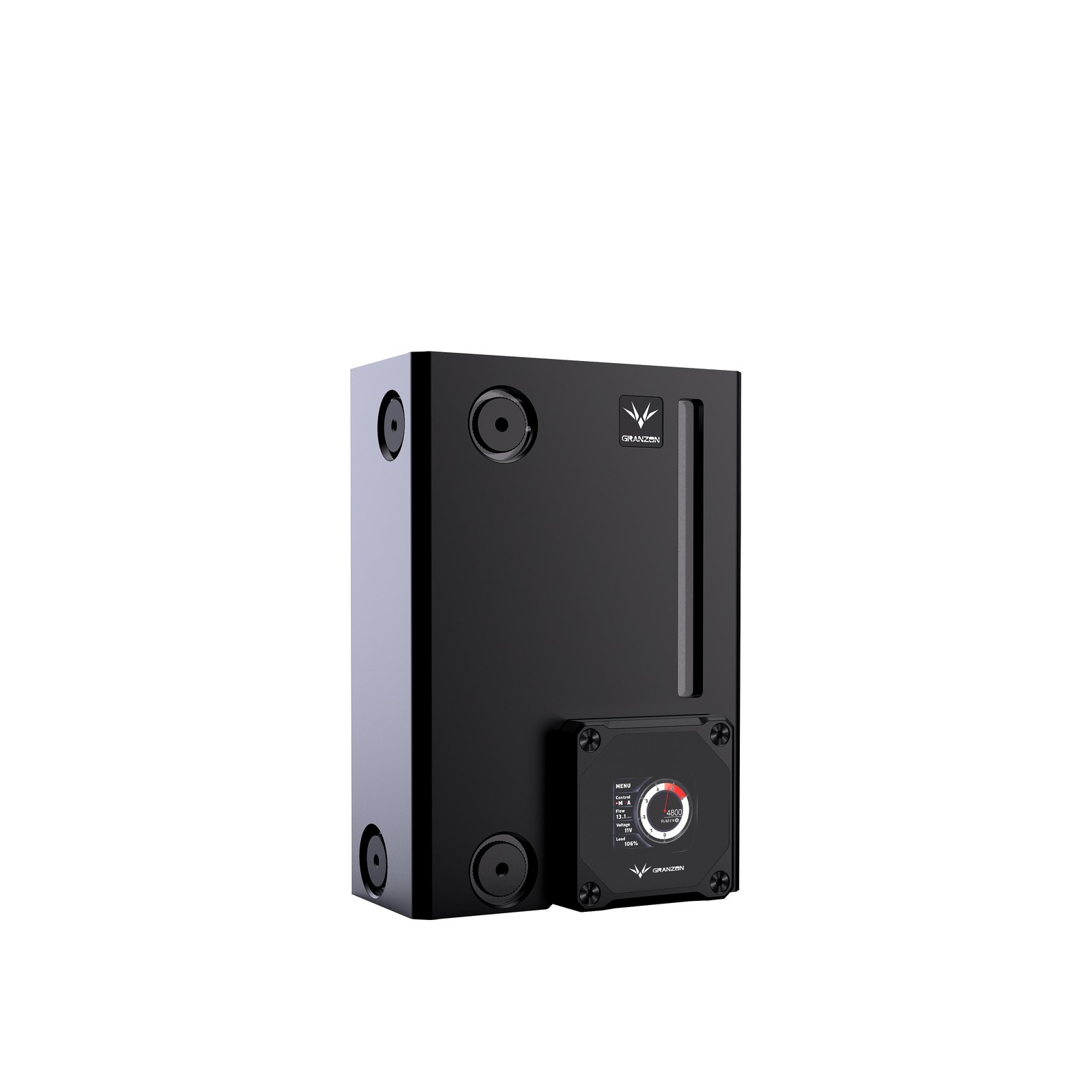 Granzon Water Cooling OLED Diaplay Square Combo Reservoir GE-A180 
