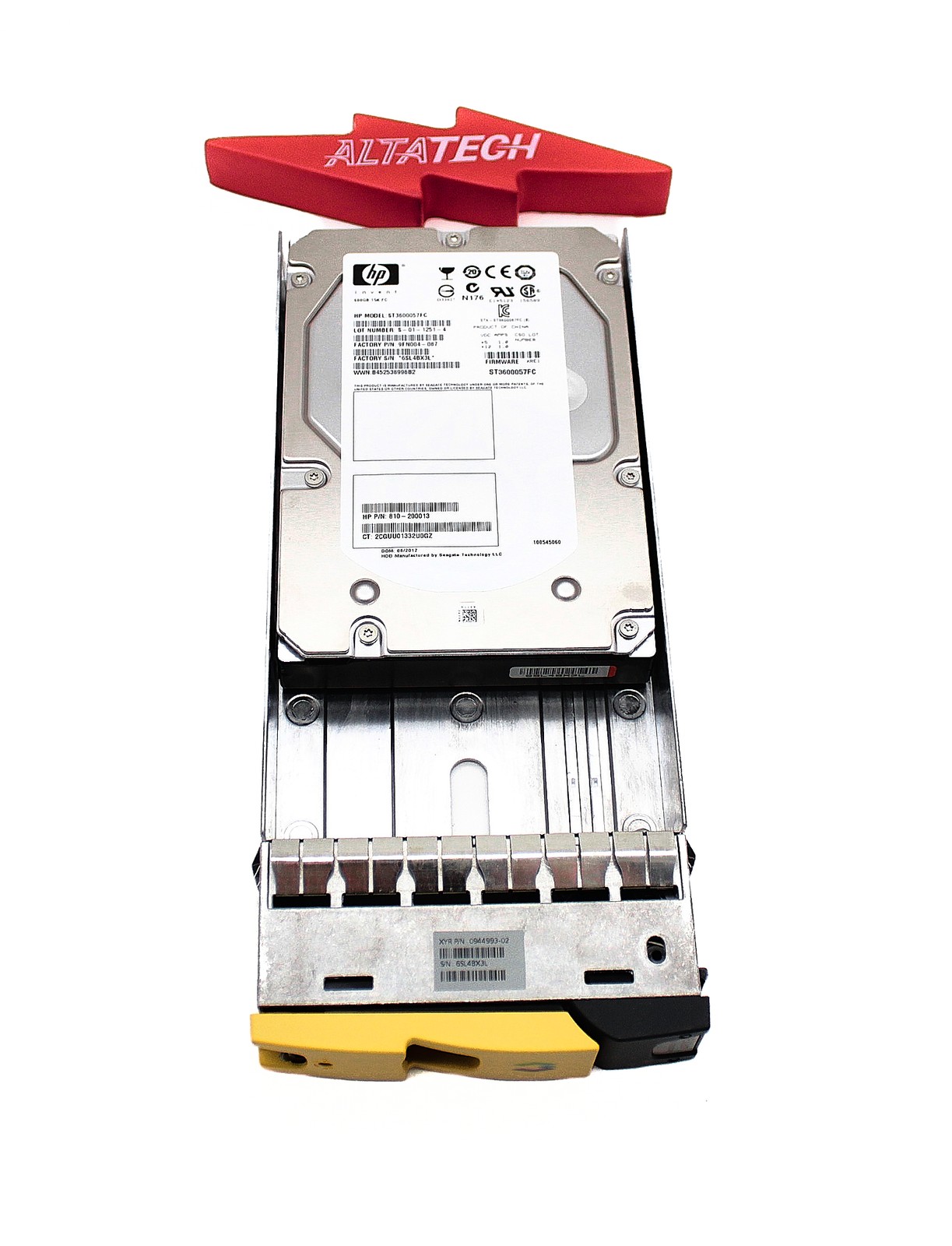HP 641220-001 600GB 15K 3.5 4GB FC 3PAR HDD Hard Disc Drive w/ Caddy