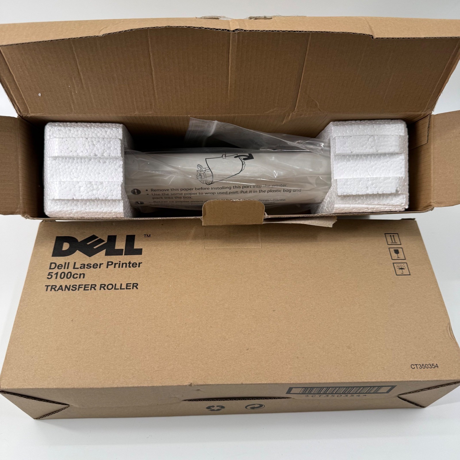 Dell Laser Printer 5100cn Transfer Roller CT350354 OEM New in Open Box