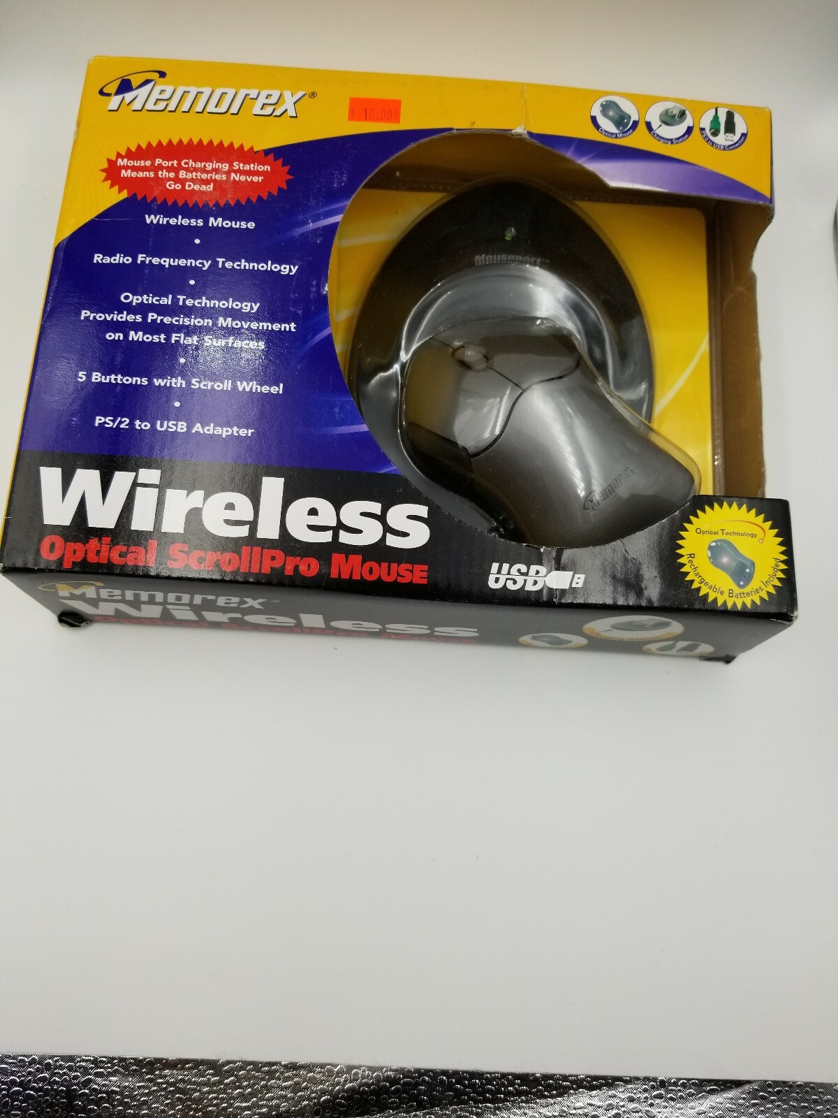 Memorex  Optical ScrollPro Mouse SE 5 Buttons with USB to PS/2 Adaptor