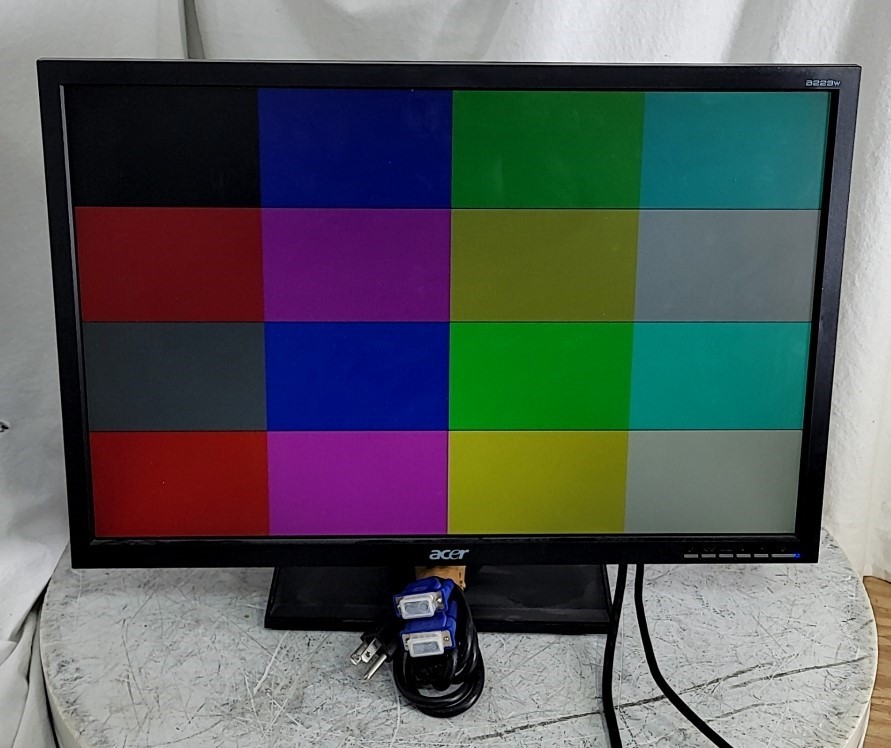 Acer B223W ET.EB3WP.G01 22" LCD Monitor DVI VGA