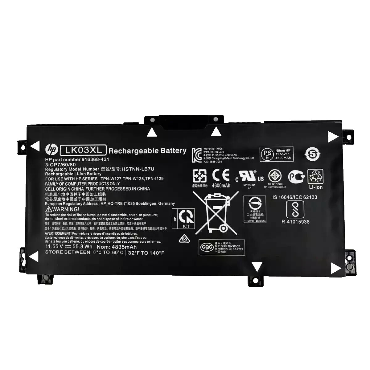Genuine LK03XL Battery For HP ENVY X360  15m-cn0012dx 15m-cn0011dx 15m-bp112dx