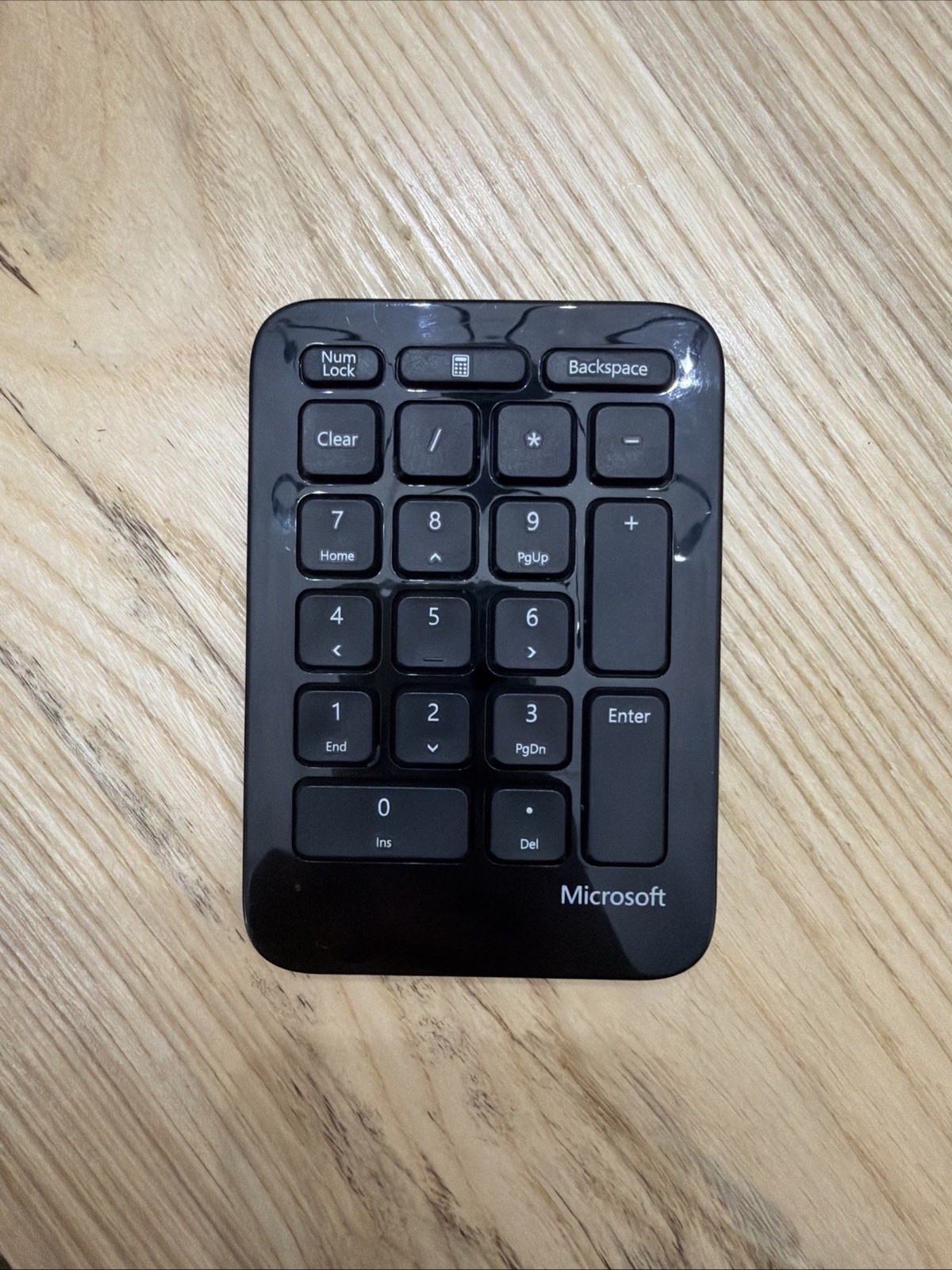 Microsoft Numeric Slim Keypad External Ergonomic Wireless Portable Work At Home