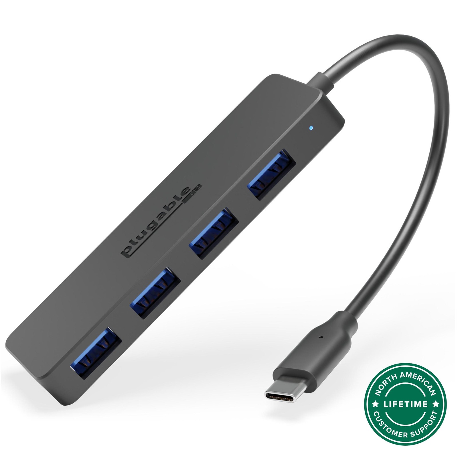 Plugable USB-C 4-Port Hub