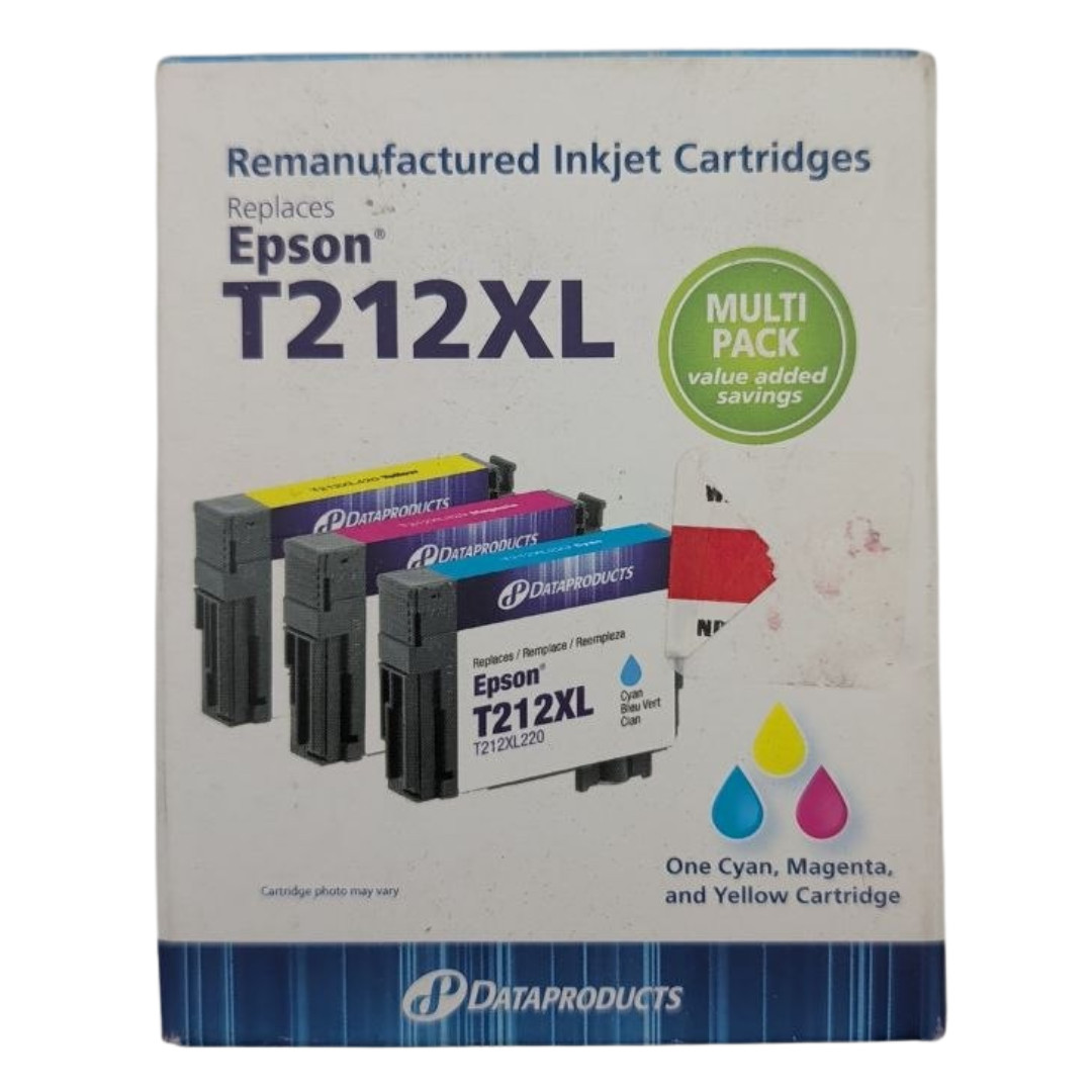 Dataproducts Compatible Ink Cartridges Replaces Epson T212XL 3 Pack CMY Set