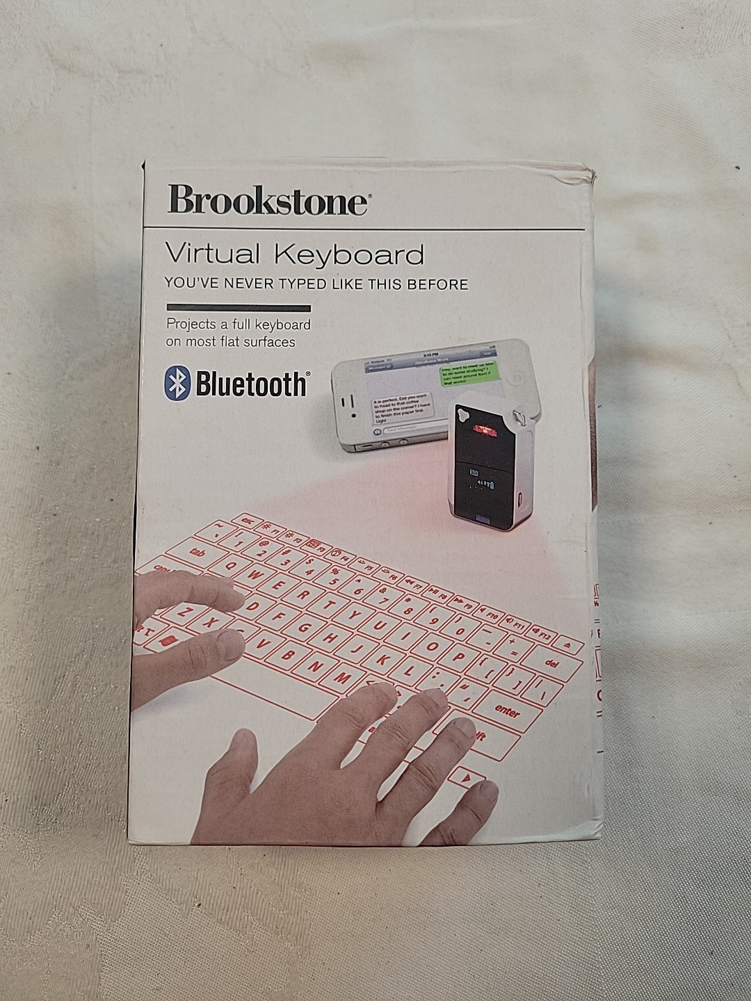 Brookstone CTX (Model: VK200) Keyfob BT Virtual Bluetooth Keyboard