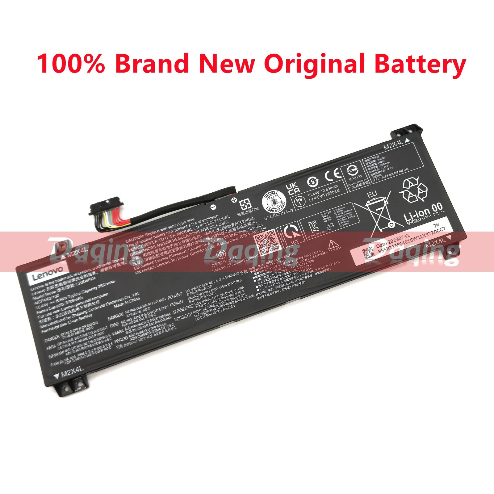 New Original L23M4PK4 OEM Battery for Lenovo LOQ 15IRX9 15AHP9 15IAX9 15i Gen 9