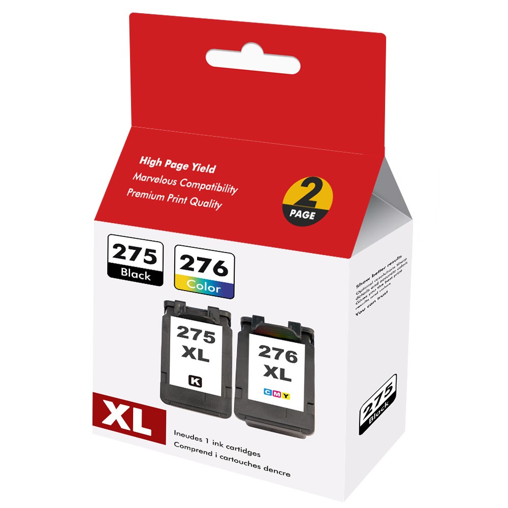 275XL 276XL Ink Cartridge for Canon PIXMA TS3722 TR4722 4720 TS3720 3722 INK LOT