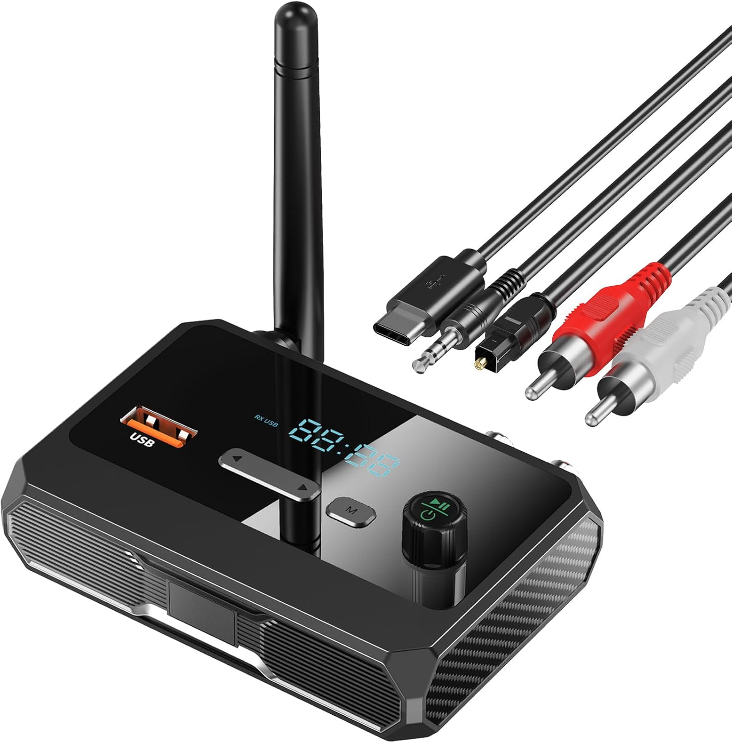 Receptor Bluetooth 5.3 para estéreo doméstico, adaptador Bluetooth RCA