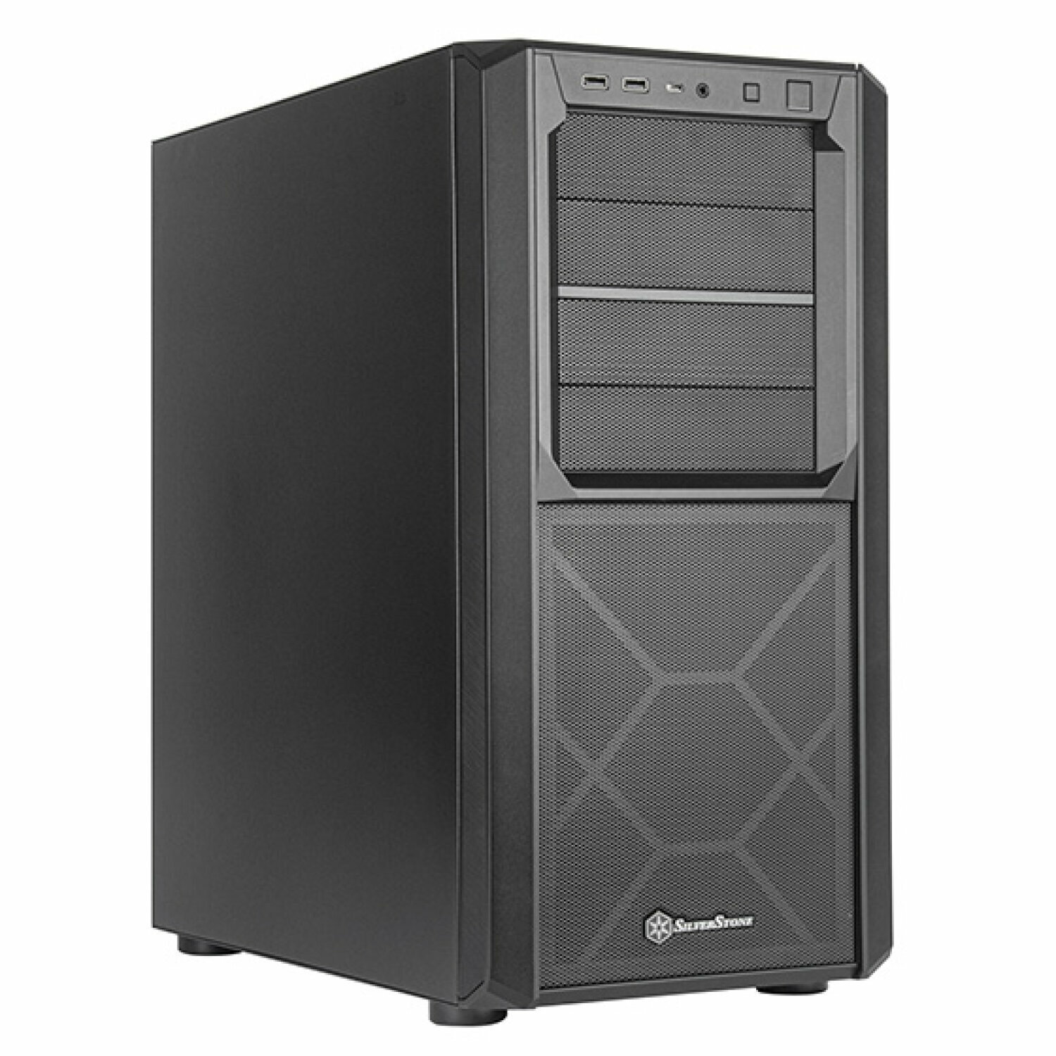 SilverStone SED1-B SETA D1 Minimalistic Mid-Tower ATX Chassis & Immense Storage 